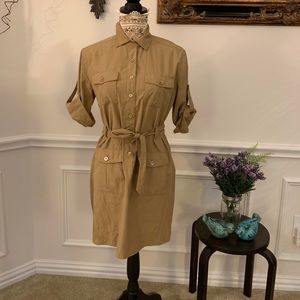 J.Crew silk cargo dress